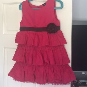 BabyGap  size 4 pink tiered dress